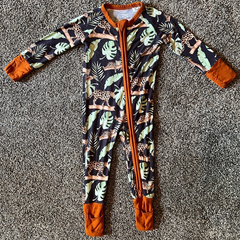 The Sleepy Sloth Bamboo Zippy, Spot On, 0-3